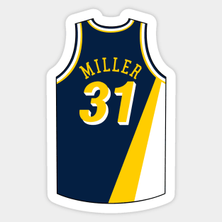 Reggie Miller Indiana Jersey Qiangy Sticker